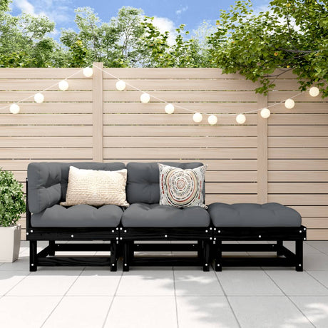 Garden Grey Solid Wood Pine