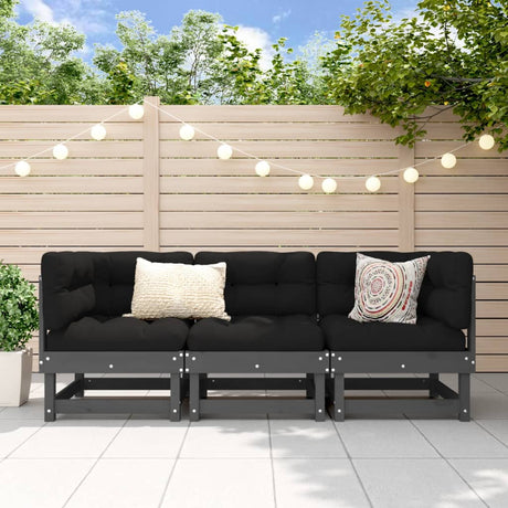 Garden Grey Solid Wood Pine