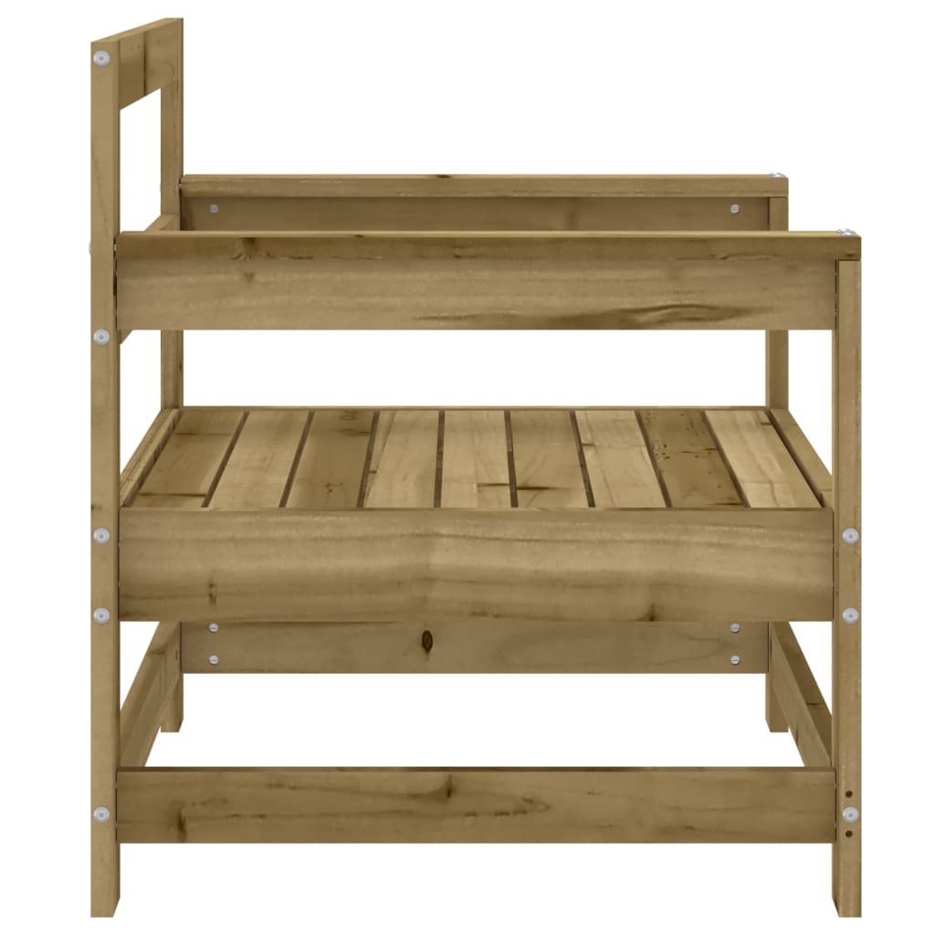 Garden Chairs 2 pcs Impregnated Wood Pine