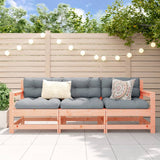 3 Piece Garden Lounge Set Solid Wood Douglas