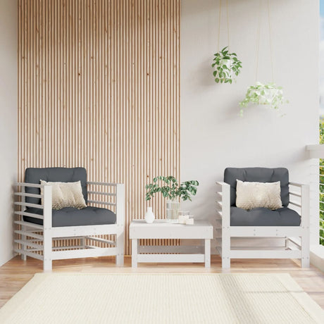 Garden Grey Solid Wood Pine
