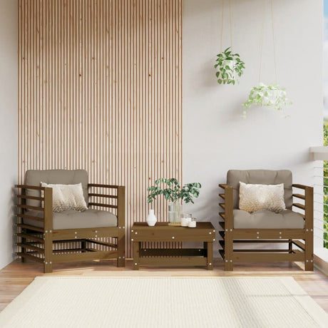 Garden Grey Solid Wood Pine