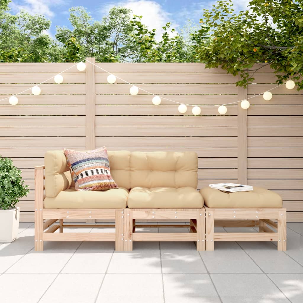 Garden Grey Solid Wood Pine