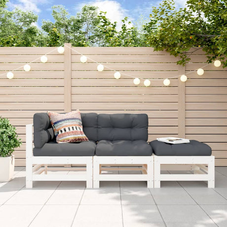 Garden Grey Solid Wood Pine