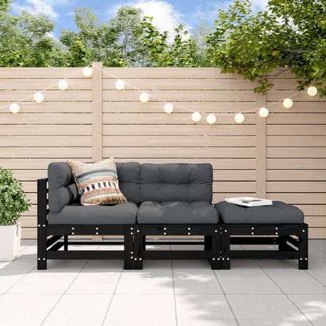 Garden Grey Solid Wood Pine
