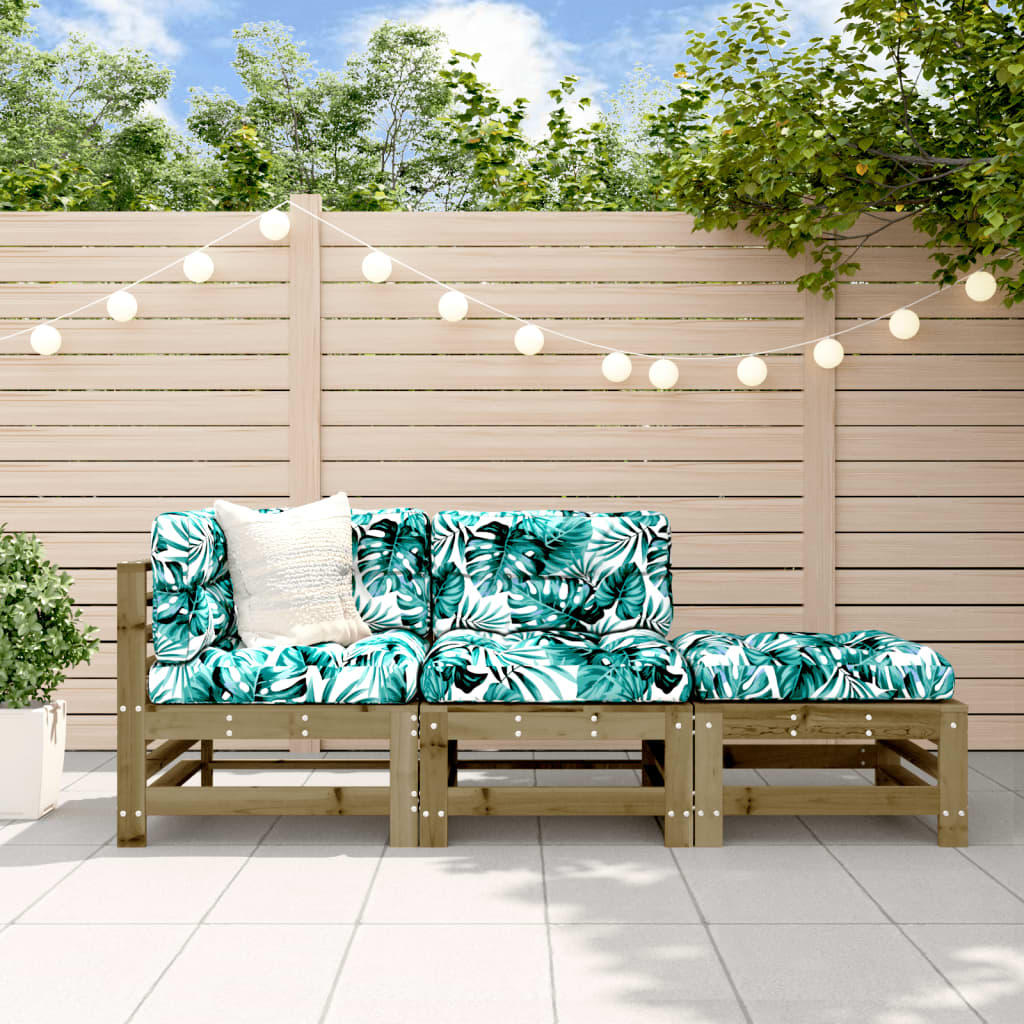 Garden Grey Solid Wood Pine