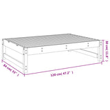 Garden Footstool 120x80 cm Solid Wood Douglas