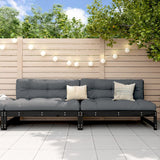 2 Piece Garden Lounge Set Solid Wood Douglas