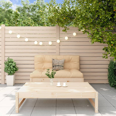 2 Piece Garden Lounge Set Solid Wood Douglas