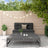 2 Piece Garden Lounge Set Solid Wood Douglas