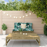 2 Piece Garden Lounge Set Solid Wood Douglas