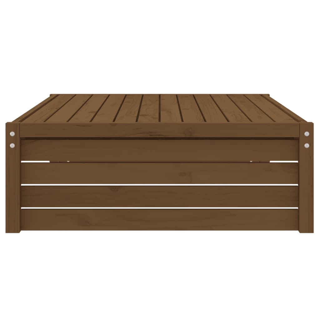 Garden Footstool Honey Brown 120x80 cm Solid Wood Pine