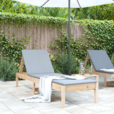 Sun Lounger 199.5X60X74 Cm Solid Wood Pine