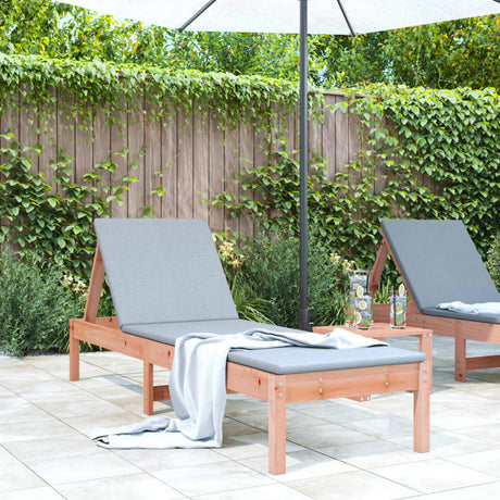 Sun Lounger 199.5X60X74 Cm Solid Wood Pine