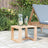 Garden Side Table 40X38X28.5 Cm Solid Wood Douglas