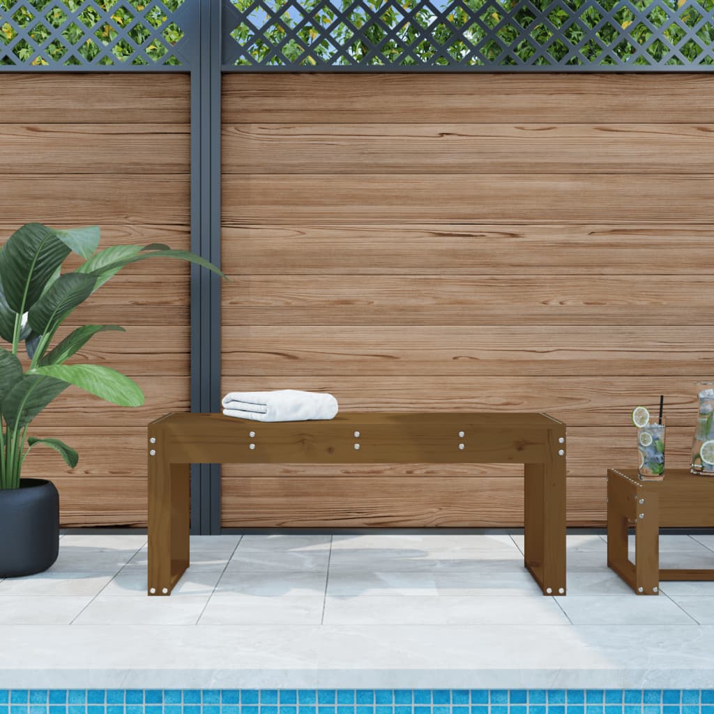 Garden Bench Solid Wood Douglas