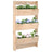 Wall Planter 3-Tier 60X18.5X110 Cm White Solid Wood Pine