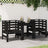 Garden Chairs 2 Pcs White 61.5X53X71 Cm Solid Wood Pine