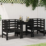 Garden Chairs 2 Pcs White 61.5X53X71 Cm Solid Wood Pine