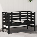 Garden Bench White 111.5X53X71 Cm Solid Wood Pine