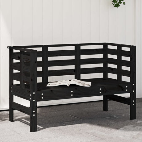Garden Bench White 111.5X53X71 Cm Solid Wood Pine