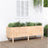 Garden Raised Bed White Solid Wood Pine