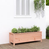 Garden Raised Bed Grey Solid Wood Pine
