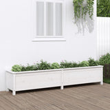 Garden Raised Bed Grey Solid Wood Pine
