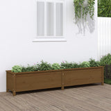 Garden Raised Bed Grey Solid Wood Pine