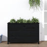 Garden Raised Bed Grey Solid Wood Pine