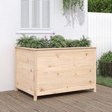 Garden Raised Bed Grey Solid Wood Pine