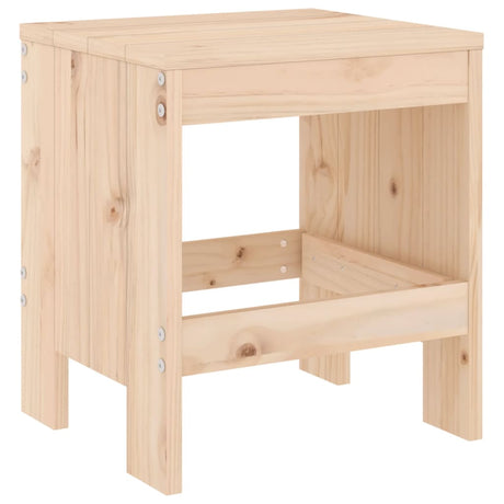Garden Stools 2 Pcs Solid Wood Pine