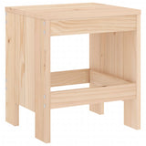 Garden Stools 2 Pcs Solid Wood Pine