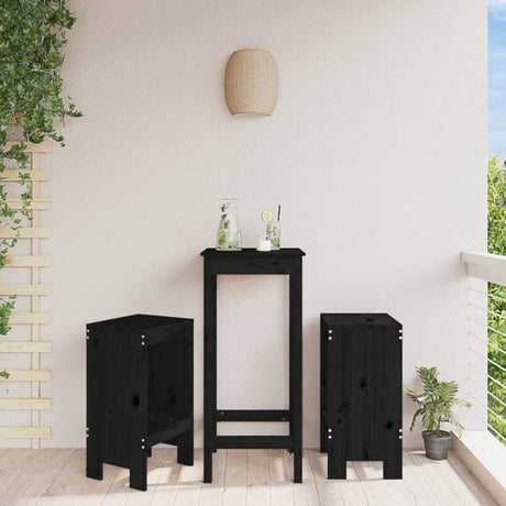 Garden Stools 2 Pcs Solid Wood Pine