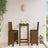 Bar Stools 2 Pcs White Solid Wood Pine