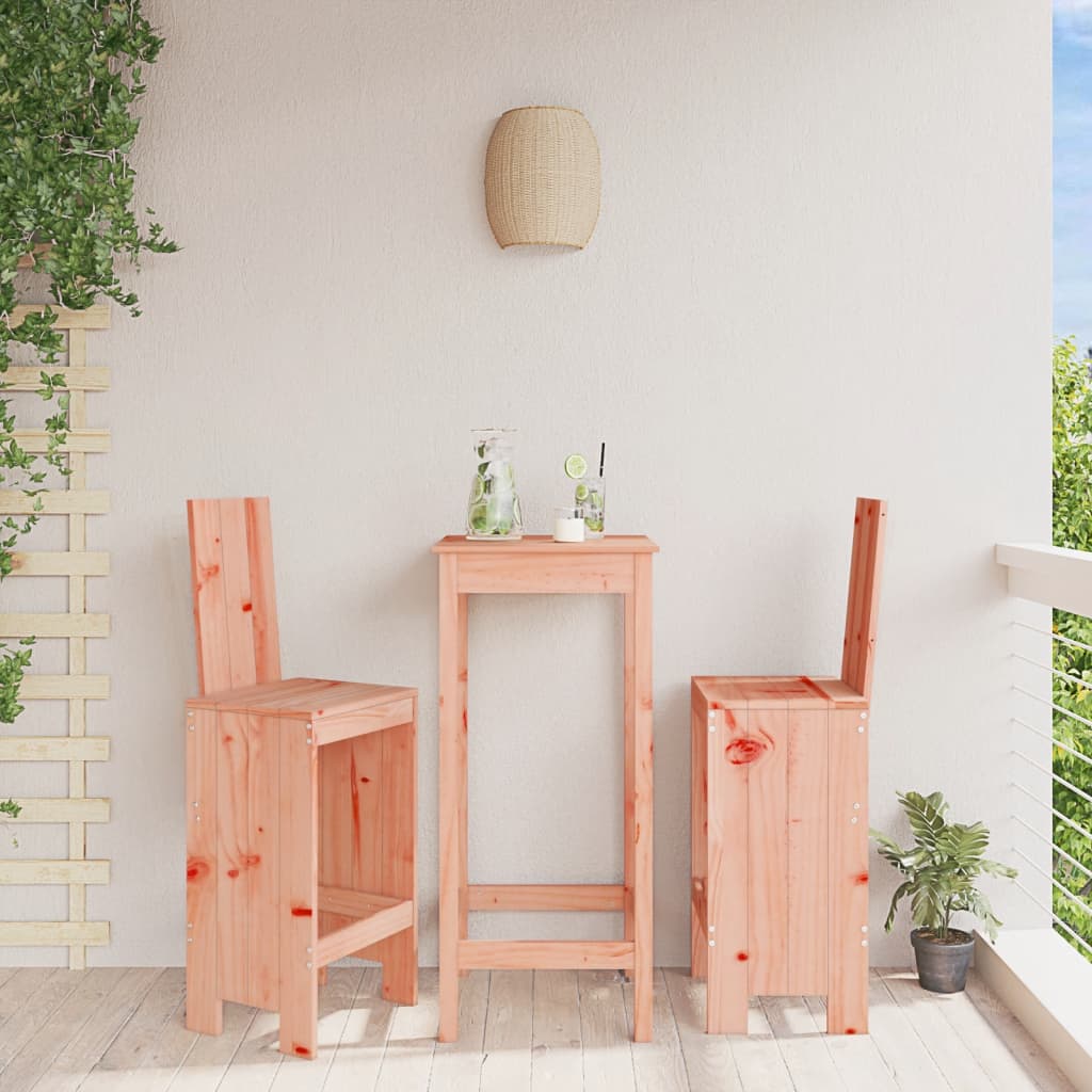 Bar Stools 2 Pcs White Solid Wood Pine