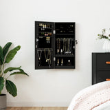 Mirror Jewellery Cabinet Wall Mounted 30X8.5X67 Cm