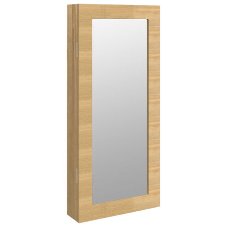 Mirror Jewellery Cabinet Wall Mounted 30X8.5X67 Cm