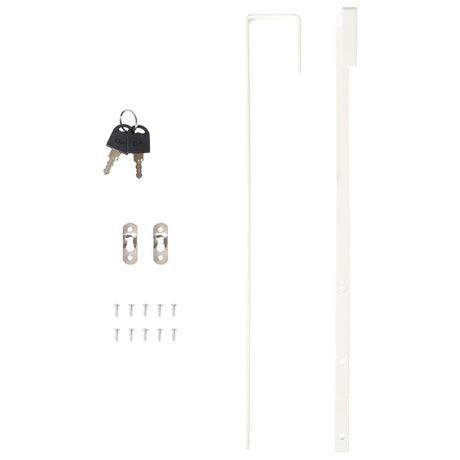 Mirror Jewellery Cabinet Wall Mounted 30X8.5X67 Cm