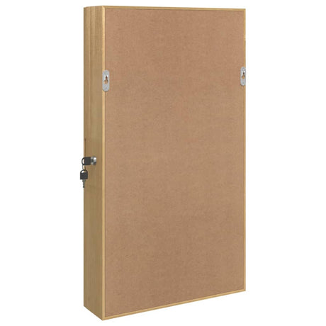 Mirror Jewellery Cabinet Wall Mounted 37.5X10X67 Cm