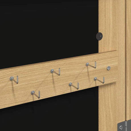 Mirror Jewellery Cabinet Wall Mounted 37.5X10X67 Cm