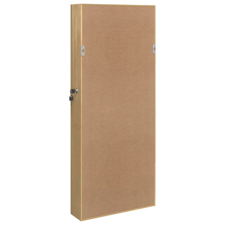 Mirror Jewellery Cabinet Wall Mounted 37.5X10X90 Cm