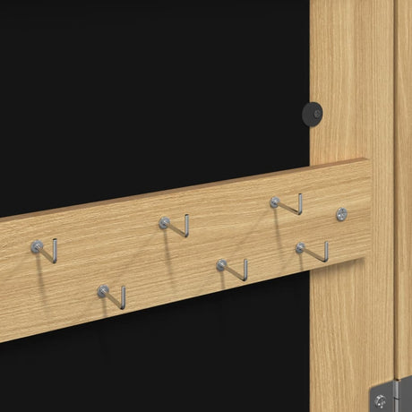 Mirror Jewellery Cabinet Wall Mounted 37.5X10X90 Cm