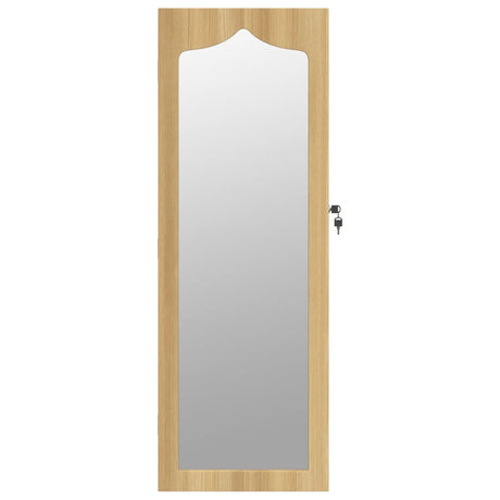 Mirror Jewellery Cabinet Wall Mounted 37.5X10X106 Cm