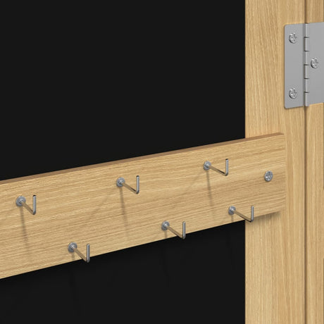 Mirror Jewellery Cabinet Wall Mounted 37.5X10X106 Cm