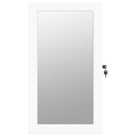 Mirror Jewellery Cabinet With Led Lights Wall Mounted