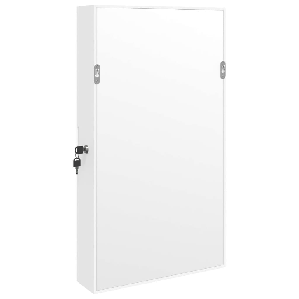 Mirror Jewellery Cabinet With Led Lights Wall Mounted
