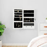 Mirror Jewellery Cabinet With Led Lights Wall Mounted