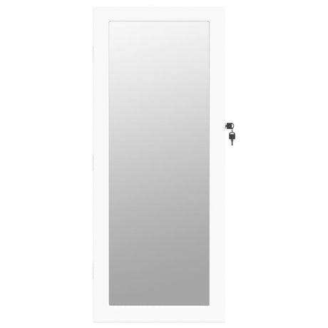 Mirror Jewellery Cabinet With Led Lights Wall Mounted