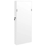 Mirror Jewellery Cabinet With Led Lights Wall Mounted